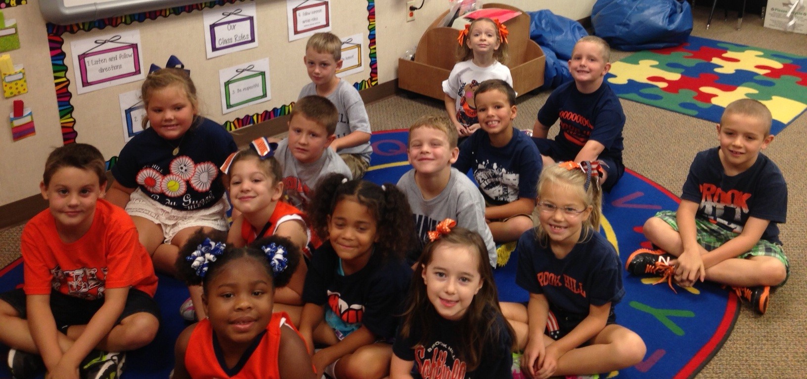 Mrs. Smith Has Happy First Graders - The Brook Hill School