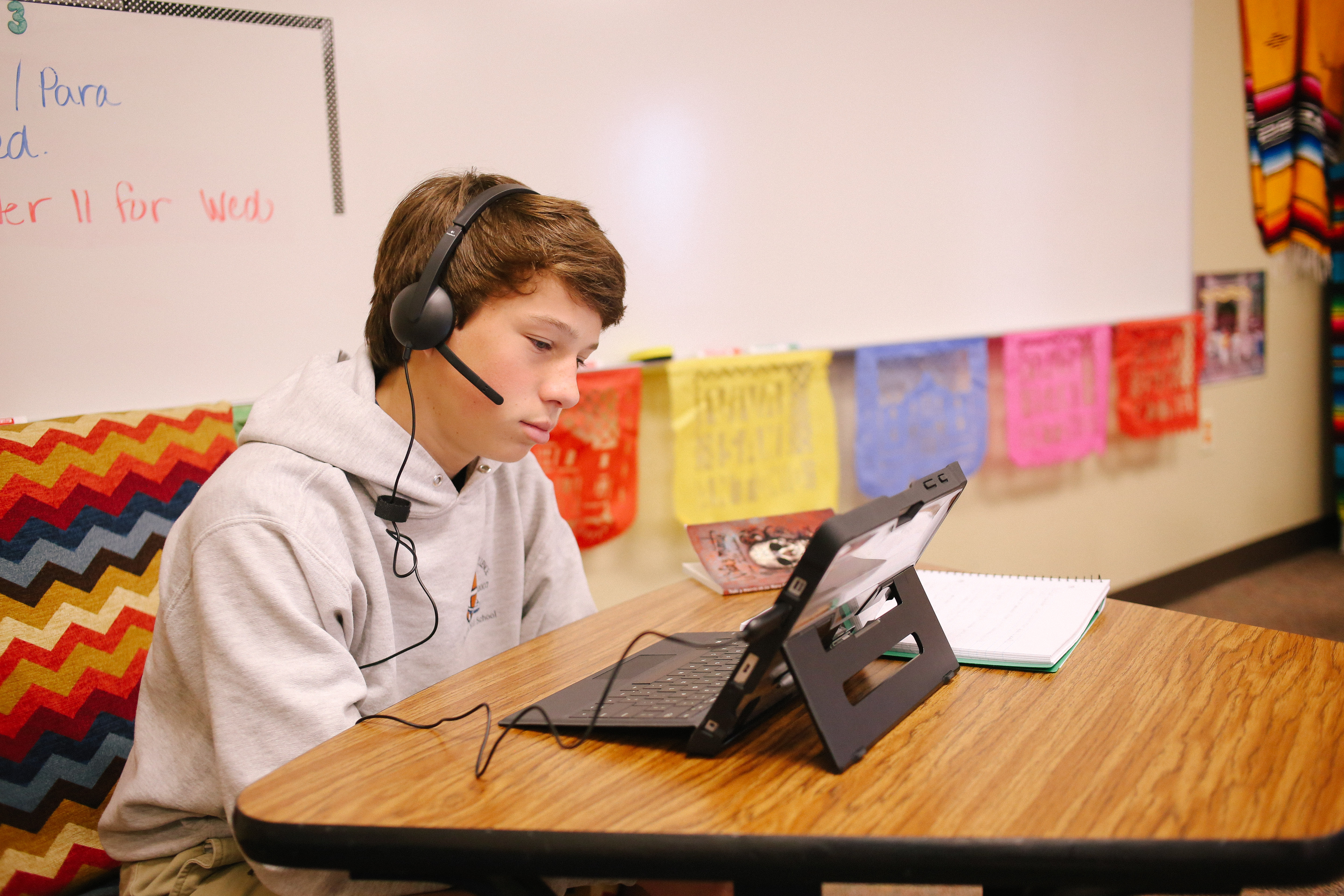 Spanish Uses Tablets to Improve Oral Communication - The Brook Hill School