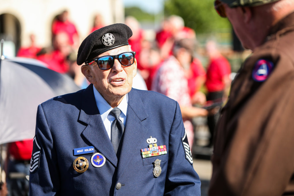 General Patton s grandson at Brook Hill for the ETX Salute The