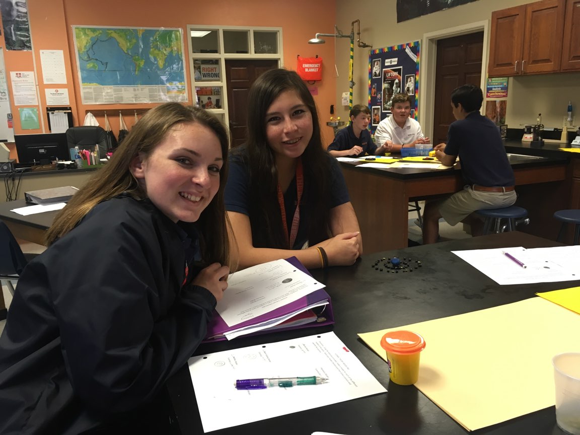 Eighth graders make models to learn different theories | Brook Hill